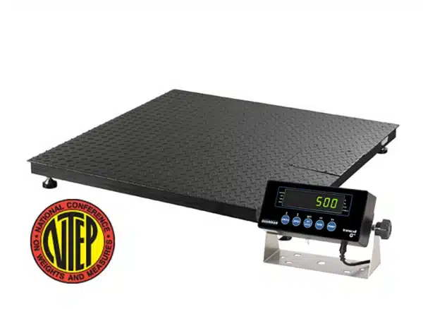 Guardian Lite Floor Scale 4' x 4' 5,000 lbs with TI-500E Indicator